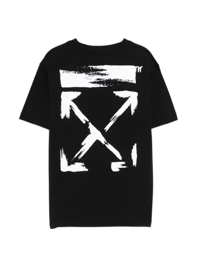 Off-white Logo T-shirt In Black