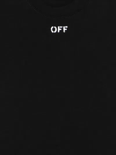 Off-white Logo T-shirt In Black
