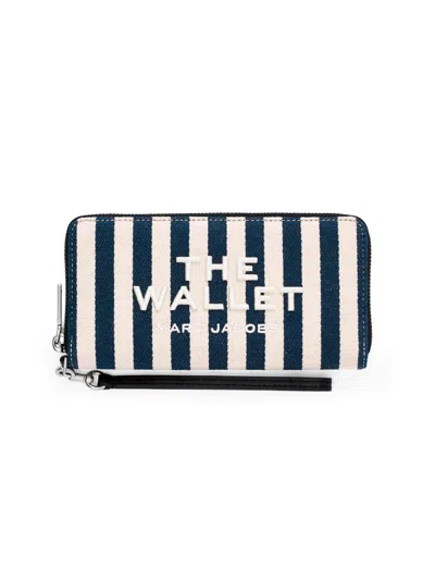 Marc Jacobs The Stripe Canvas Continental Wallet