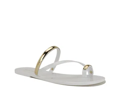 Nine West Seashell Sandal In Silver