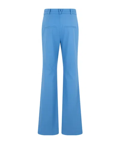 Veronica Beard High-waist Palazzo Pants In Blue