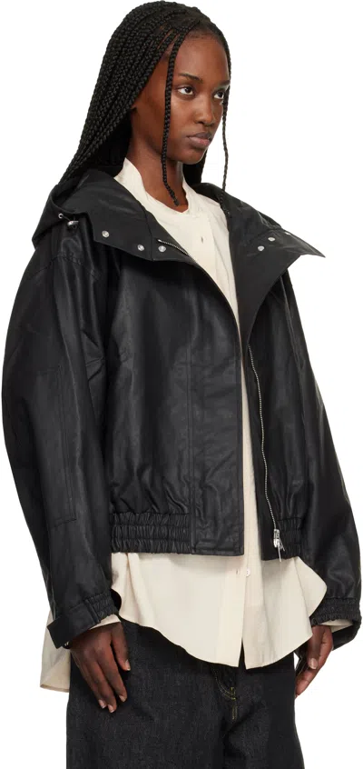 Studio Nicholson Black Cabot Jacket In Black