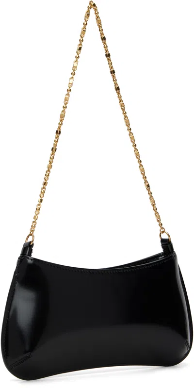 Jacquemus Ex 24hbaw00404ac18a01 Le Petit Bisou Chaine Shoulder Bags Black In Black