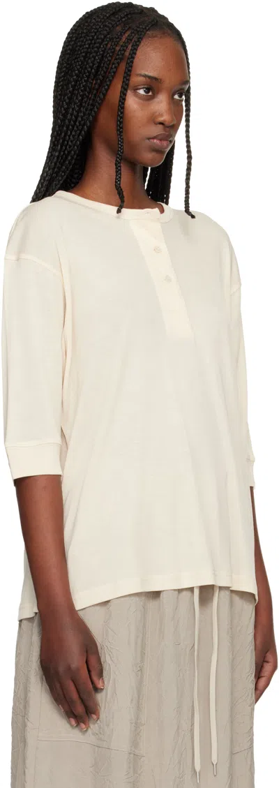 Studio Nicholson Lorem Three-quarter-sleeves Blouse In Neutral