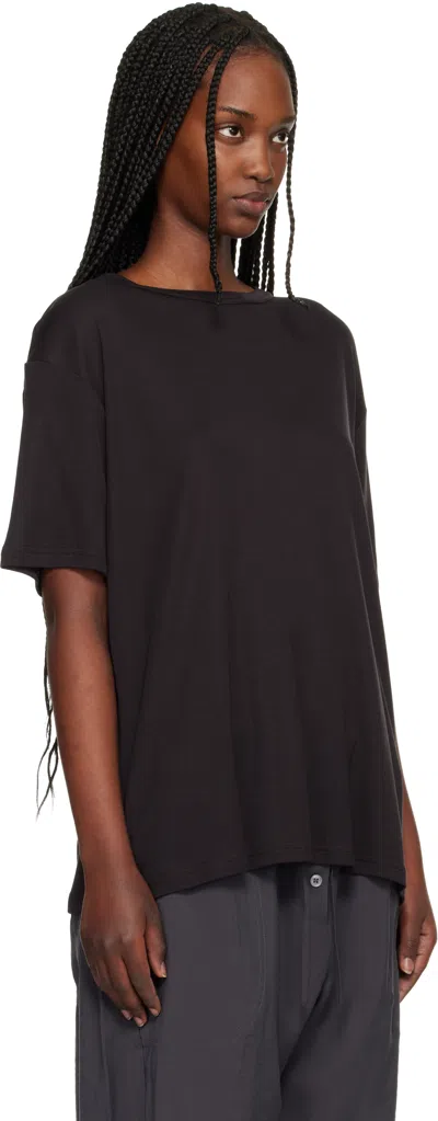 Studio Nicholson Brown Rond T-shirt In Brown