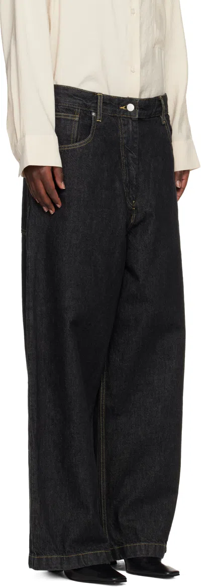 Studio Nicholson Black Neive Jeans In Black