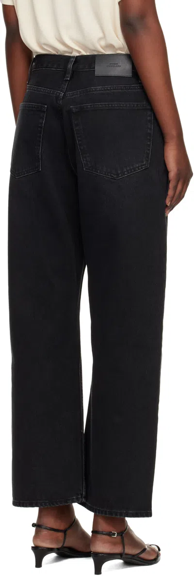 Studio Nicholson Black Denjo Jeans In Black