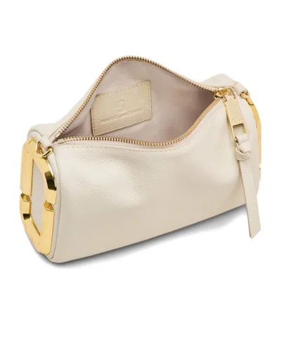 Marc Jacobs Leather Shoulder Bag Adjustable Detachable Strap In Neutral