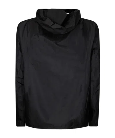 Satisfy Pertex 3l Fly Rain Jacket Black In Black