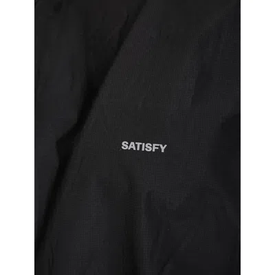 Satisfy Pertex 3l Fly Rain Jacket Black In Black