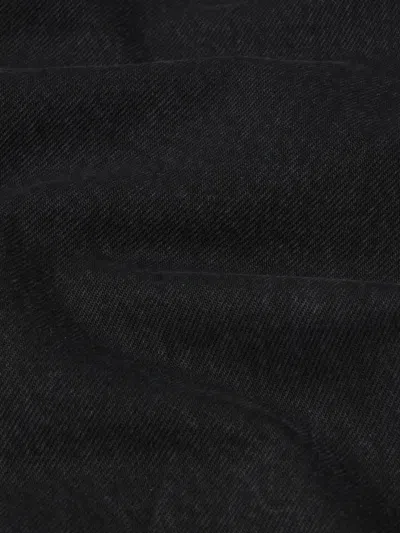 Frame Belt-tethered Jeans In Black