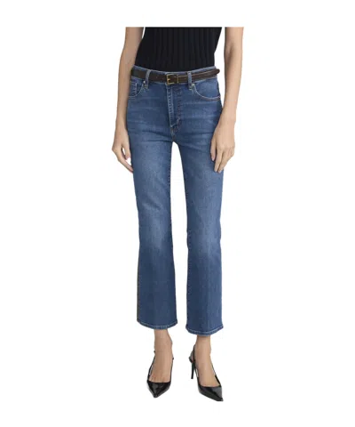 Frame Foxley Cropped Jeans In Blue