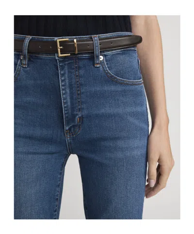 Frame Foxley Cropped Jeans In Blue