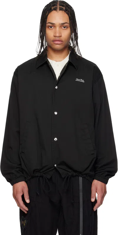 Undercover Drawstring-hem Jacket In Black