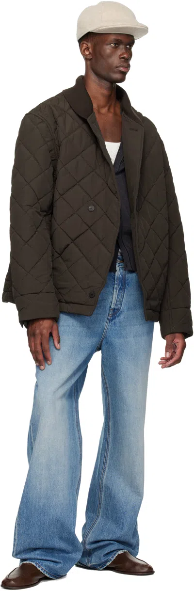 Jacquemus Blue Polyester Jeans Denim In Blue