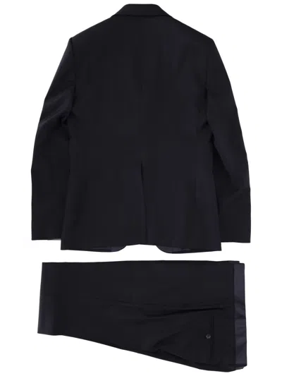 Tagliatore Single-breasted Suit In Black