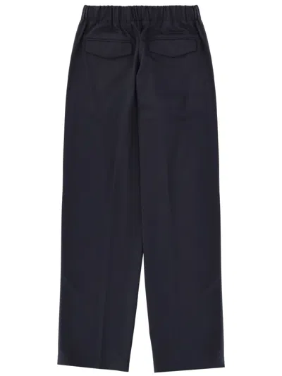 Lardini Wool Pants In Blue