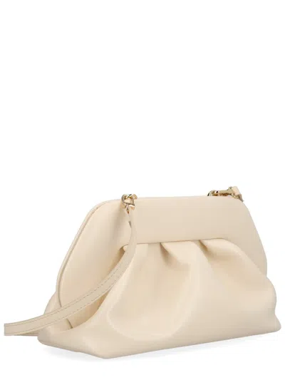 Themoirè Medium Bios Handbag In White