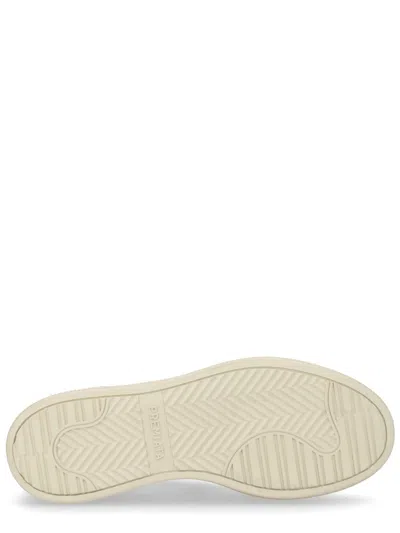 Premiata Micol 8196 Double Layer Platform Trainers In White
