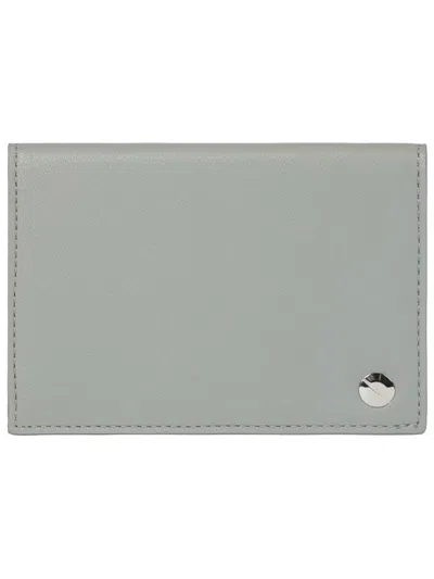 Paul Smith Sardines Embossed Card Holder In Gray