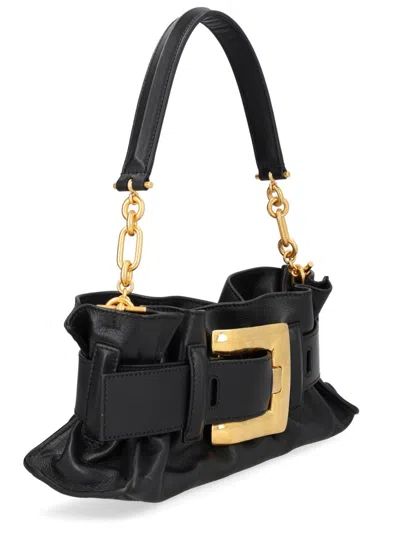 Balmain Mini Anthem Bag In Black