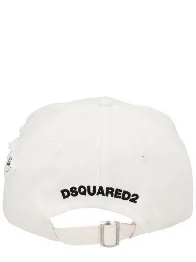 Dsquared2 Dsquared Cotton Baseball Cap With Soft Lining In Multi