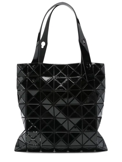 Bao Bao Issey Miyake Lucent Geometric-pattern Shoulder Bag In Black