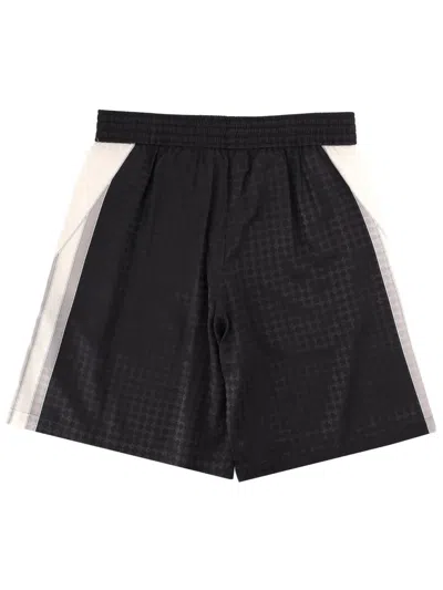 Amiri Quad Panel Side Stripe Tailored Shorts In Black