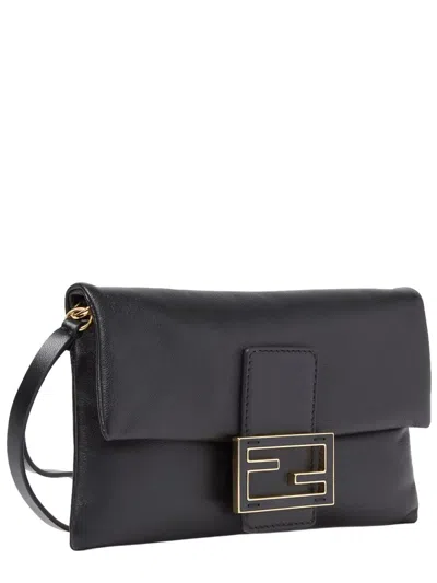 Fendi Valentino Garavani Vlogo Signature Velvet Slingback Pumps In Black