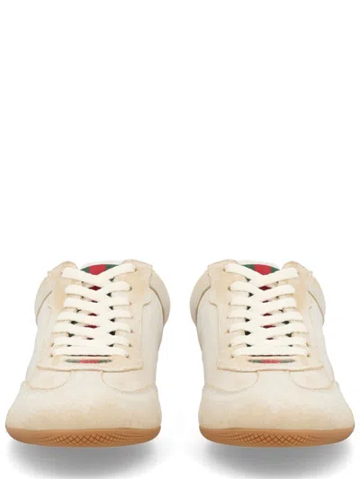 Gucci Elan Washed Leather Low-top Sneakers In Multi