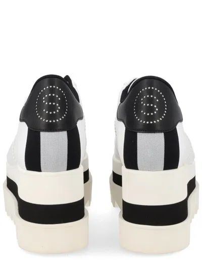 Stella Mccartney Women White Lace Up Sneakers, 7.5 Luxury Sneakers For Women Darveys In Multi