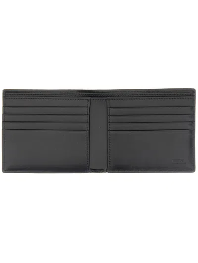 Fendi Ff Jacquard Fabric Bi-fold Wallet Accessories In Brown