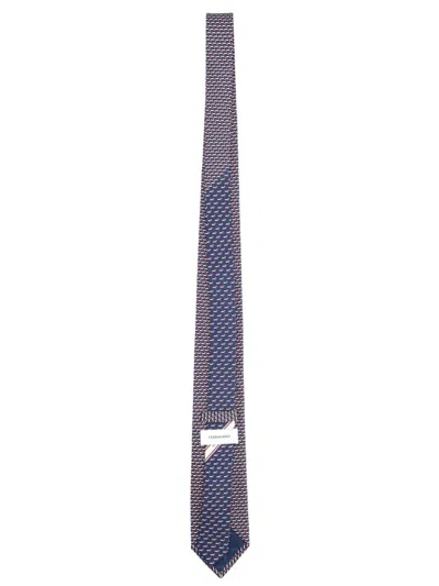 Ferragamo Silk Tie In Multi