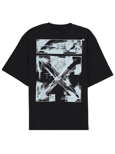 Off-white Men Black 3d Arrow Spray T-shirt, S Luxury T-shirts For Men Darveys