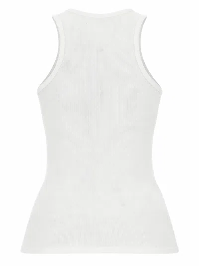 Vivienne Westwood White Rib Jersey 90s Tank Top