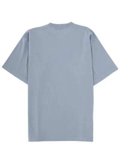 Stone Island Regular-fit T-shirt With Compass Patch In Blue