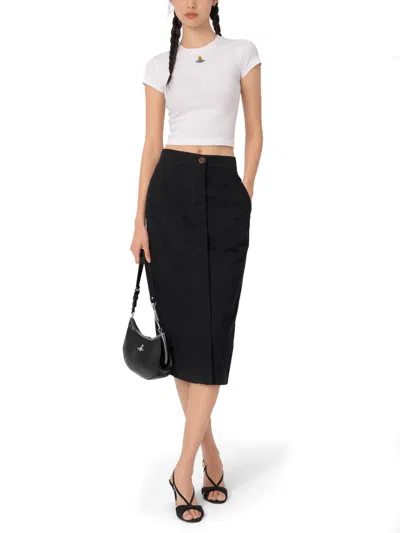 Vivienne Westwood Baby Peru T-shirt Rib Jersey Orchid S Women In White