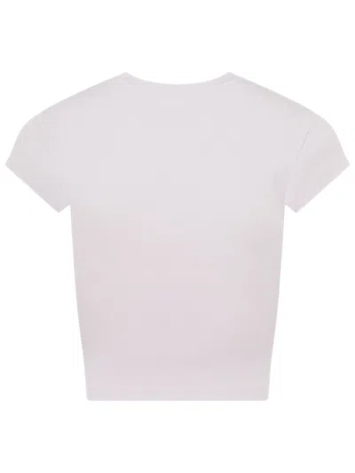 Vivienne Westwood Baby Peru T-shirt Rib Jersey Orchid S Women In White