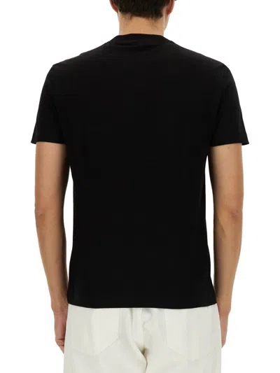 Versace Man T-shirt Black Size L Cotton In Black