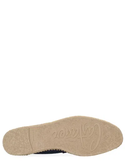 Castañer Nacho Blue Espadrillas With Penny Slot In Suede Man In Blue