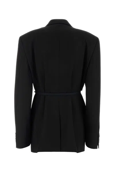 Balenciaga Wool Oversized Blazer Front Pockets Single Breasted In Black