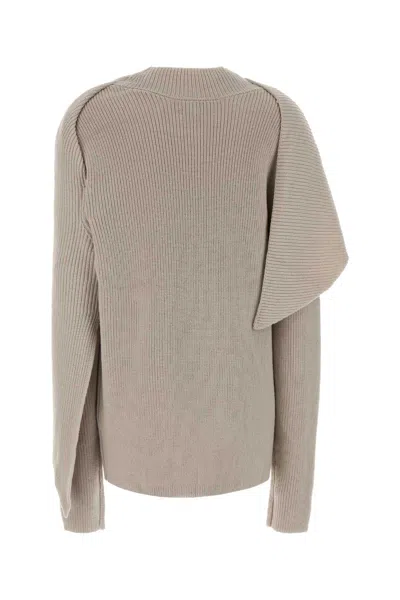 Entire Studios Sand Wool Sweater In Brown