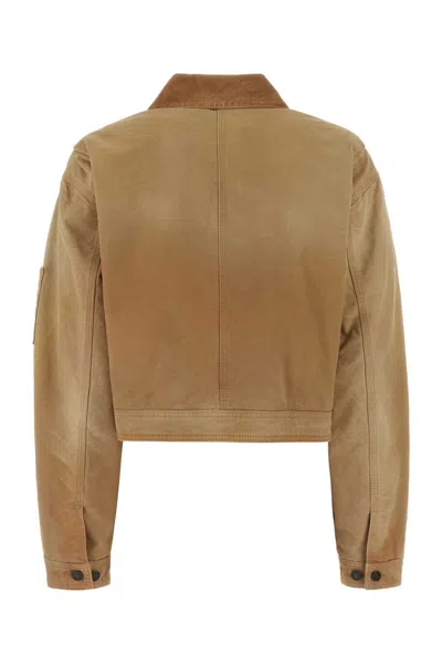 Dsquared2 Dsquared Camel Denim Jacket In Brown