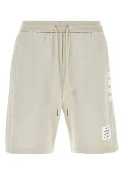 Thom Browne Beige Solid Shorts In Neutral