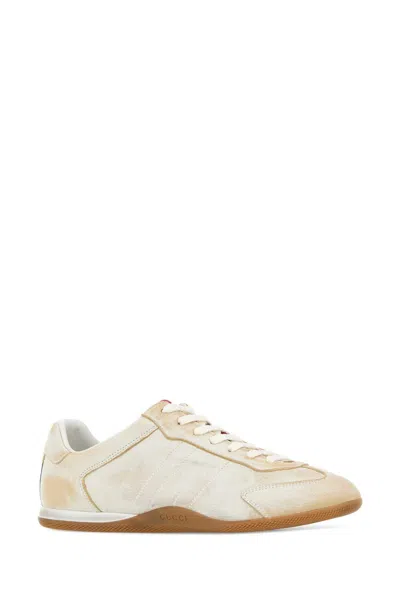 Gucci Elan Washed Leather Low-top Sneakers In Multi