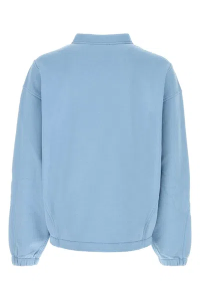 Dolce & Gabbana Dg Logo Patch Oversized Sweatshirt In Blue