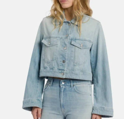 Dondup Denim Stretch Regular Jacket In Blue
