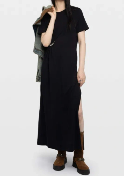 Zadig & Voltaire Raja Wings-motif Maxi Dress In Brown