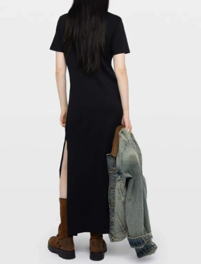 Zadig & Voltaire Raja Wings-motif Maxi Dress In Brown