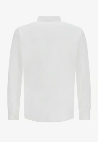 Herno Long Sleeved Button-fastened Shirt In White
